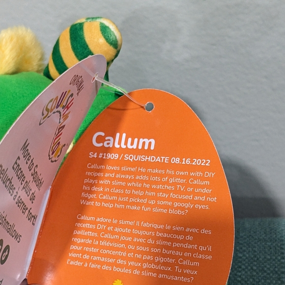 NWT Callum Squishmallow 2023 Halloween Release 4" - Picture 3 of 4